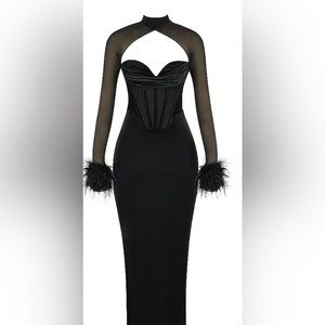 House Of CB black dress